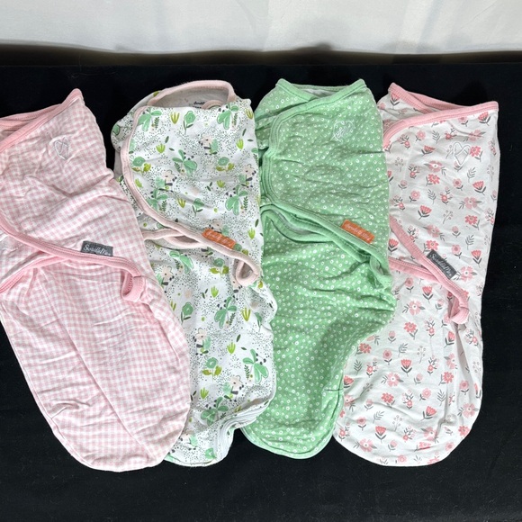 SwaddleMe Swaddles Sm/Md - Pink, Green, White - Picture 1 of 11